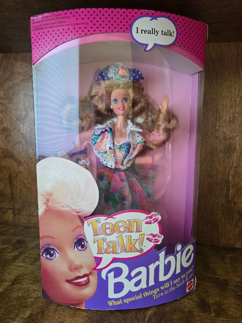 Vintage 1991 Mattel Teen Talk! Barbie Doll Strawberry Blonde #5745 EUC Tested